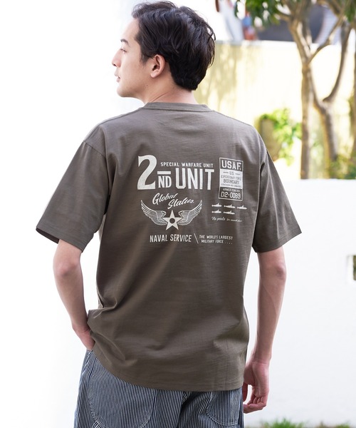 LB/S （エルビーエス）の「汗染みの目立ちにくいTシャツ ZEROSTAIN ゼロステイン　撥水性　UVカット スラブプリント バックプリント　Tシャツ（Tシャツ/カットソー・メンズ・ブラック/その他/ネイビー/その他1/その他2/ブラック系その他/アイボリー/カーキ・SMALL/MEDIUM/LARGE/X-LARGE）」の20枚目の写真