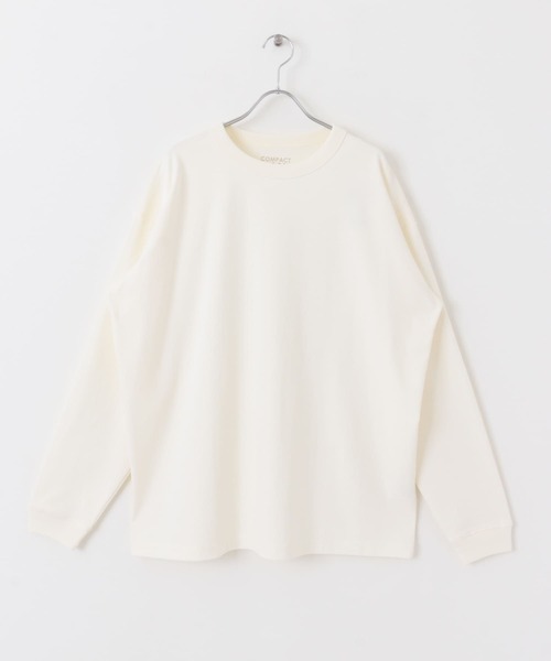 URBAN RESEARCH Sonny Label（アーバンリサーチサニーレーベル）の「コンパクトスムースポンチロングスリーブTシャツ（Tシャツ/カットソー・メンズ・ブラック/オフホワイト/ブラウン・MEDIUM/LARGE）」の8枚目の写真