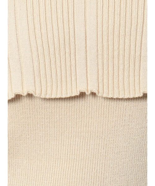 EMODA(エモダ)の「オーバーカラーデコルテニット(ニット/セーター・レディース・ベージュ/パープル/ブラック・FREE)」の17枚目の写真