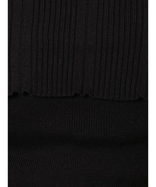 EMODA(エモダ)の「オーバーカラーデコルテニット(ニット/セーター・レディース・ベージュ/パープル/ブラック・FREE)」の19枚目の写真