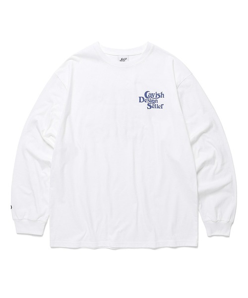 Cavish（カビシ）の「【UNISEX】CAVISH／セラーロゴ長袖Tシャツ 2197533（Tシャツ/カットソー・レディース・ピンク/ホワイト/ブラック・LARGE/SMALL/MEDIUM）」の4枚目の写真