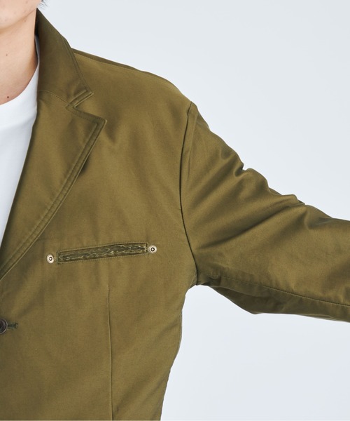 STUDIOUS(ステュディオス)の「【COGNOMEN/コグノーメン】RE-TRADITION JACKET(テーラードジャケット・メンズ・ブラック/カーキ・MEDIUM/LARGE)」の8枚目の写真