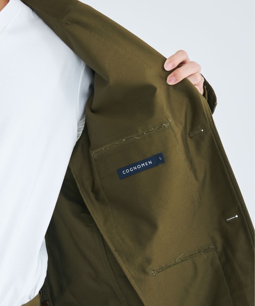 STUDIOUS(ステュディオス)の「【COGNOMEN/コグノーメン】RE-TRADITION JACKET(テーラードジャケット・メンズ・ブラック/カーキ・MEDIUM/LARGE)」の19枚目の写真