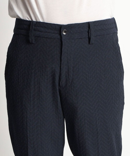 HIDEAWAYS NICOLE(ハイダウェイニコル)の「3Dメッシュサッカーパンツ(スラックス・メンズ・ネイビー/チェック/グレー/ブラック・SMALL/MEDIUM/LARGE/X-LARGE)」の8枚目の写真