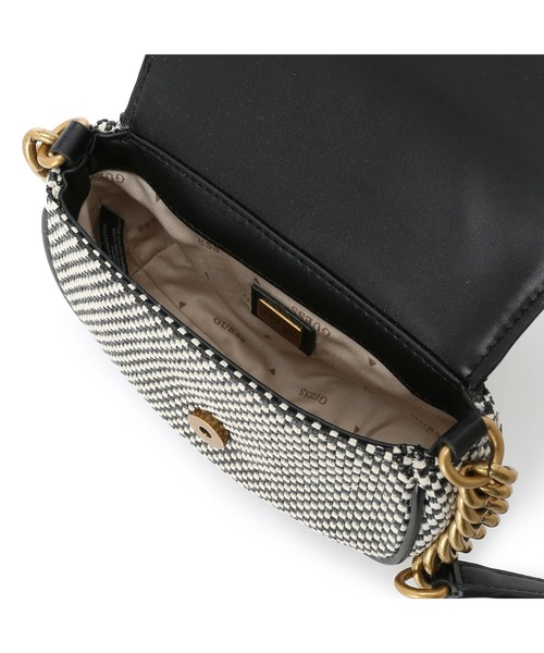 Guess(ゲス)の「IZZY Mini Crossbody Flap(ショルダーバッグ・レディース・ブラック系その他・ONE SIZE)」の5枚目の写真