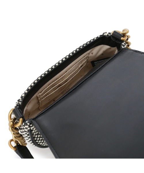 Guess(ゲス)の「IZZY Mini Crossbody Flap(ショルダーバッグ・レディース・ブラック系その他・ONE SIZE)」の10枚目の写真