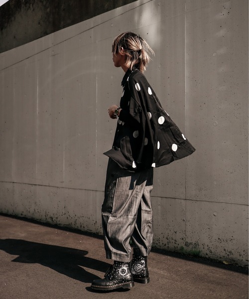 rovtski（ロフトスキー）の「斜めボタンコクーンパンツ（その他パンツ・レディース・グレー/ブラック・FREE）」の16枚目の写真