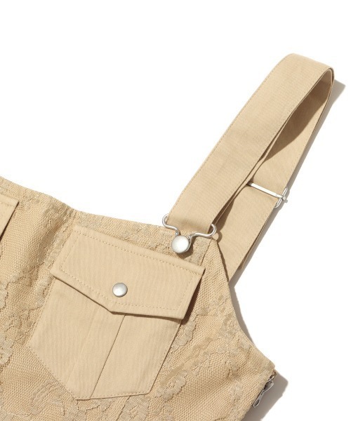 atmos pink（アトモスピンク）の「atmos pink コルセット風 レースタンク（タンクトップ・レディース・ホワイト/ブラック/ベージュ・S/M）」の22枚目の写真