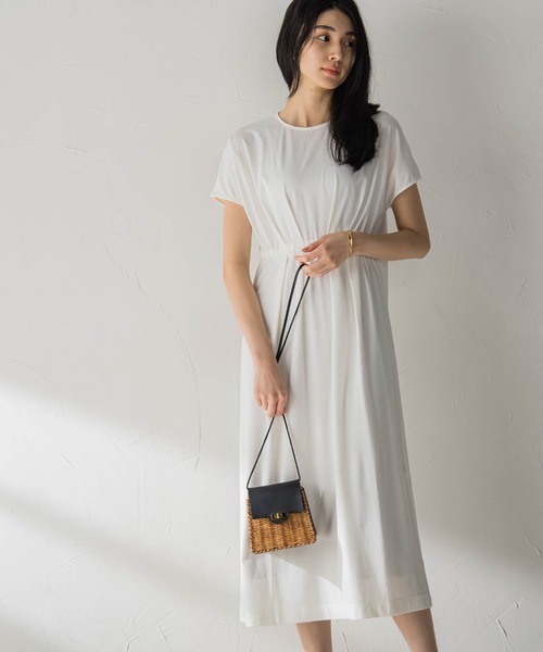 ウエストマークマキシワンピース