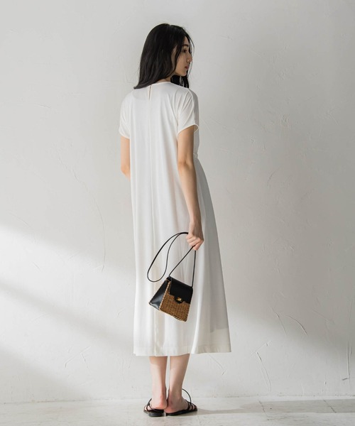 ウエストマークマキシワンピース