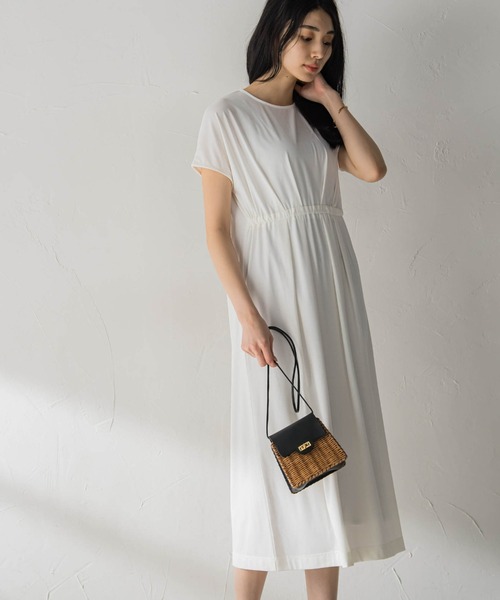 ウエストマークマキシワンピース