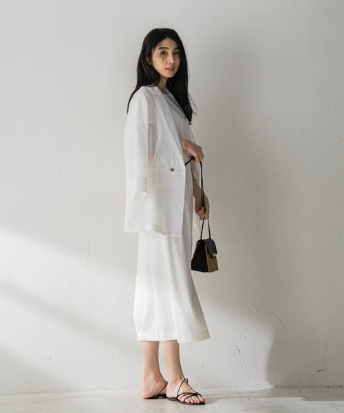 ウエストマークマキシワンピース