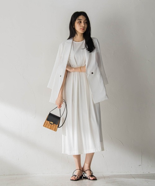 ウエストマークマキシワンピース