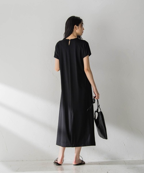 ウエストマークマキシワンピース