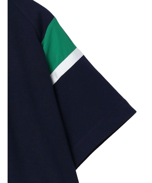 AMERICAN HOLIC(アメリカンホリック)の「ドロスト異素材切り替えカットプルオーバー(Tシャツ/カットソー・レディース・ネイビー/オフホワイト/その他7・M/L)」の8枚目の写真