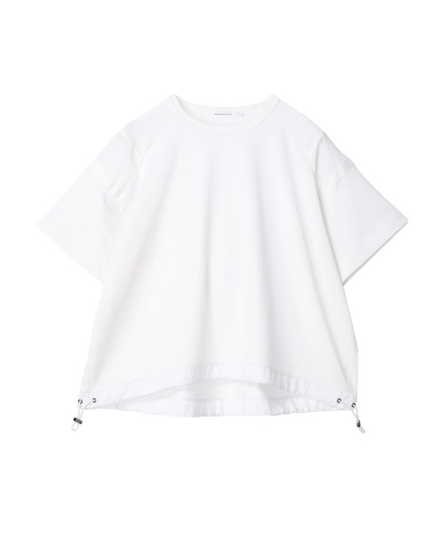 AMERICAN HOLIC(アメリカンホリック)の「ドロスト異素材切り替えカットプルオーバー(Tシャツ/カットソー・レディース・ネイビー/オフホワイト/その他7・M/L)」の13枚目の写真