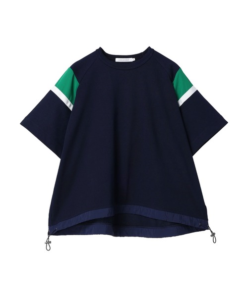 AMERICAN HOLIC(アメリカンホリック)の「ドロスト異素材切り替えカットプルオーバー(Tシャツ/カットソー・レディース・ネイビー/オフホワイト/その他7・M/L)」の14枚目の写真