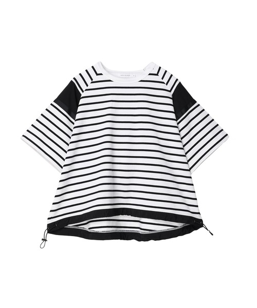 AMERICAN HOLIC(アメリカンホリック)の「ドロスト異素材切り替えカットプルオーバー(Tシャツ/カットソー・レディース・ネイビー/オフホワイト/その他7・M/L)」の15枚目の写真