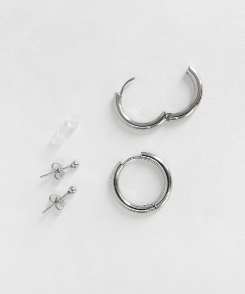 minia(ミニア)の「金アレ対応サージカルステンレスのつけっぱなしピアスセット(ピアス(両耳用)・レディース・C/D/E/F/A/B・FREE)」の17枚目の写真