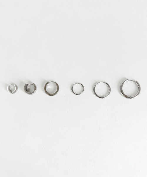minia(ミニア)の「金アレ対応サージカルステンレスのつけっぱなしピアスセット(ピアス(両耳用)・レディース・C/D/E/F/A/B・FREE)」の13枚目の写真