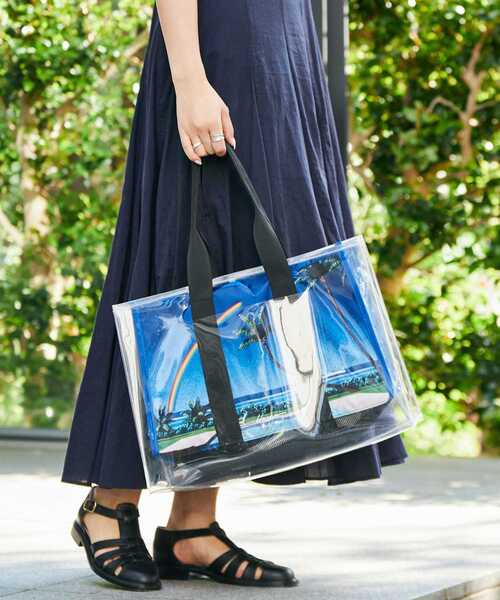 Wpc.(ダブリュピーシー)の「【別注】HIROSHI NAGAI ×Wpc. × MEN'S MELROSE ビーチバッグ(トートバッグ・メンズ・ブラック/ホワイト・9)」の20枚目の写真