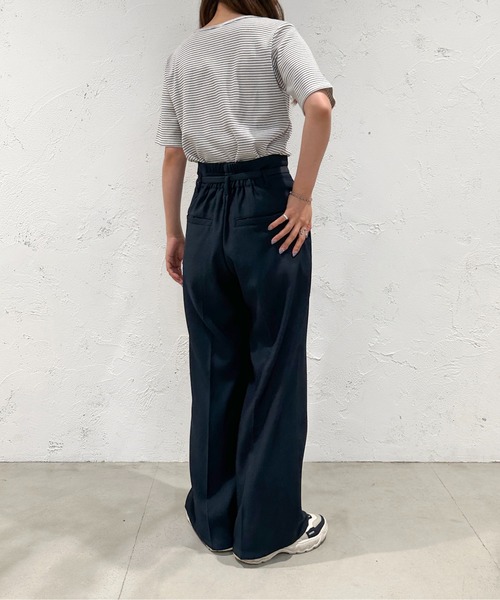 apres jour mignon(アプレジュールミニョン)の「ヘンリーネック半袖トップス【ZOZOTOWN限定アイテム】(Tシャツ/カットソー・レディース・ネイビー/アイボリー/ブラック/ブルー/その他・X-LARGE/フリー)」の16枚目の写真