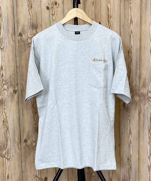 AVIREX(アヴィレックス)の「SOUVENIR POCKET TEE(Tシャツ/カットソー・メンズ・ホワイト/ブラック/ライトグレー/グリーン・M/L/XL/XXL)」の11枚目の写真