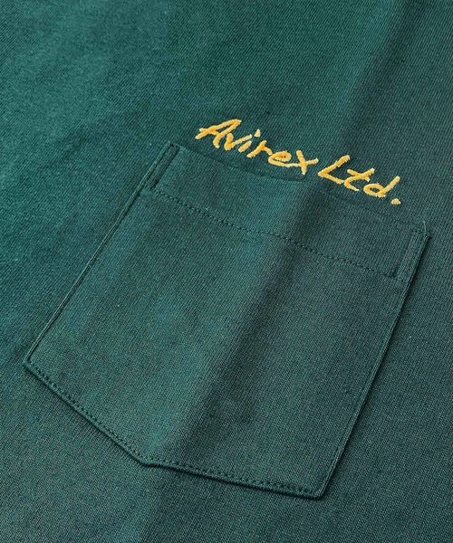 AVIREX(アヴィレックス)の「SOUVENIR POCKET TEE(Tシャツ/カットソー・メンズ・ホワイト/ブラック/ライトグレー/グリーン・M/L/XL/XXL)」の15枚目の写真