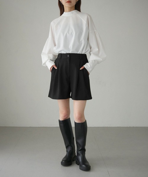 cheriella(シェリエラ)の「【cheriella】WEB限定ボリュームスリーブブラウス(シャツ/ブラウス・レディース・ブラック/オフホワイト/パープル・M)」の10枚目の写真