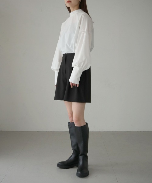 cheriella(シェリエラ)の「【cheriella】WEB限定ボリュームスリーブブラウス(シャツ/ブラウス・レディース・ブラック/オフホワイト/パープル・M)」の11枚目の写真