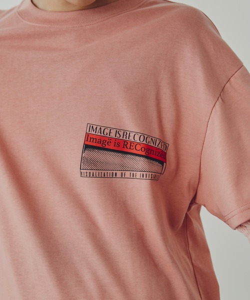 OKIRAKU(オキラク)の「(OKIRAKU×ROSE BUD)シアースリーブドッキングロンT(Tシャツ/カットソー・レディース・ブラック/ピンク・ONE SIZE)」の17枚目の写真