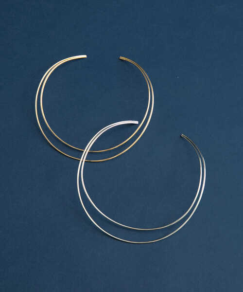 KBF（ケイビーエフ）の「ダブルメタルチョーカー（ネックレス・レディース・シルバー/ゴールド・ONE）」の6枚目の写真