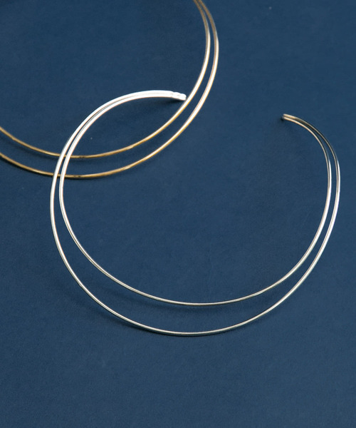 KBF（ケイビーエフ）の「ダブルメタルチョーカー（ネックレス・レディース・シルバー/ゴールド・ONE）」の7枚目の写真
