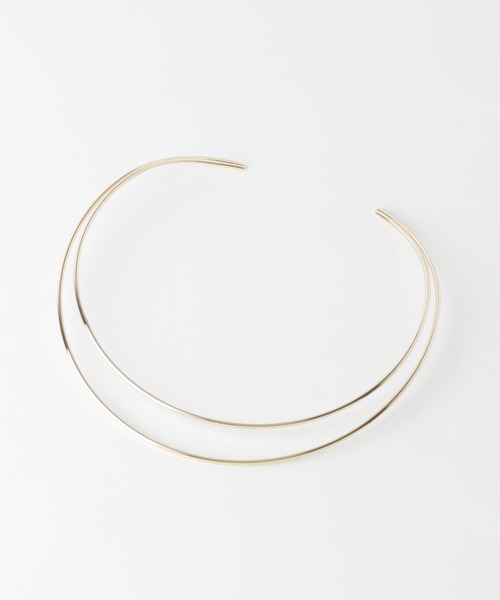 KBF（ケイビーエフ）の「ダブルメタルチョーカー（ネックレス・レディース・シルバー/ゴールド・ONE）」の8枚目の写真