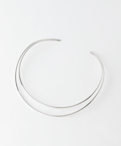 KBF（ケイビーエフ）の「ダブルメタルチョーカー（ネックレス・レディース・シルバー/ゴールド・ONE）」の9枚目の写真