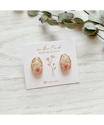 【in the Park】ニュアンスオーバルピアス(MA)