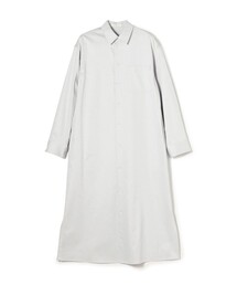 GALERIE VIE | ハイカウントサテン ロングシャツワンピース(シャツワンピース)