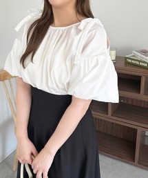 バルーンスリーブ肩あきブラウス【ZOZOTOWN限定アイテム】