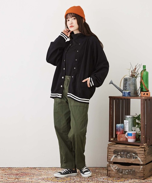 CUBE SUGAR（キューブシュガー）の「スウェットライクニット配色リブ