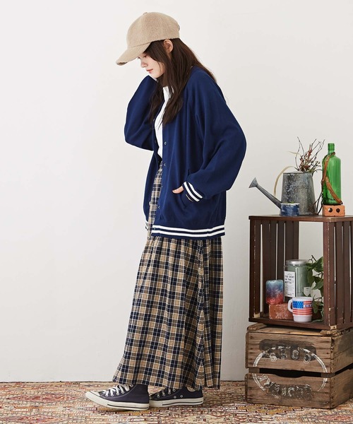 CUBE SUGAR（キューブシュガー）の「スウェットライクニット配色リブ