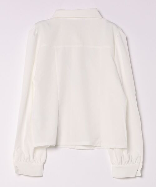 axes femme（アクシーズファム）の「パールチェーンセットブラウス（シャツ/ブラウス・レディース・カーキ/ブラック/ホワイト・FREE）」の4枚目の写真