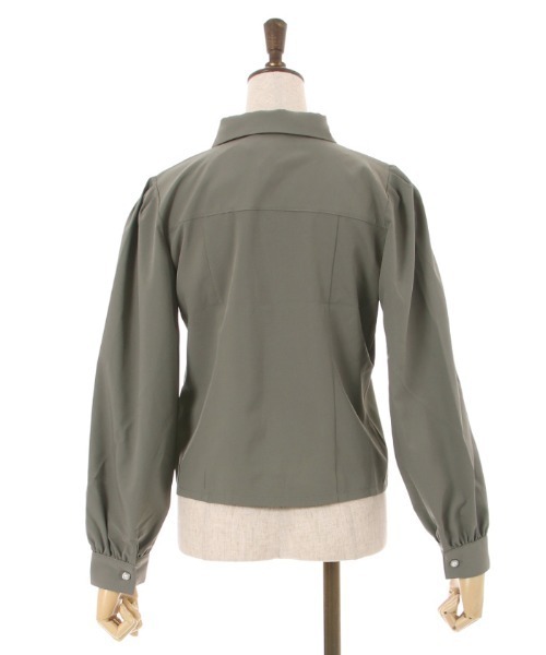 axes femme（アクシーズファム）の「パールチェーンセットブラウス（シャツ/ブラウス・レディース・カーキ/ブラック/ホワイト・FREE）」の10枚目の写真