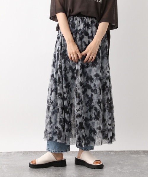 コージワタナべ♪豪華(高級素材使い)パールスーツ【スカート新品】＊11号 セール】 《美人百花掲載》スパンコールシアー刺繍スカート
