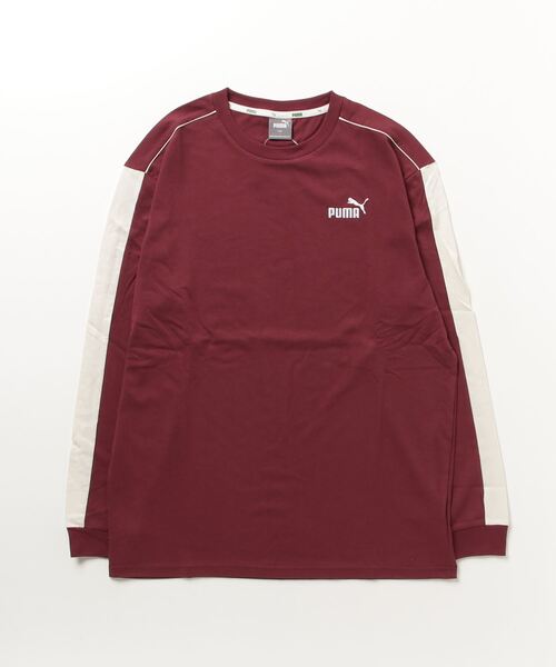 PUMA(プーマ)の「プーマ PUMA CORE HERITAGE LS Tシャツ_(Tシャツ/カットソー・メンズ・ブラック/ベージュ/バーガンディー・L/3L/S/LL/M)」の3枚目の写真