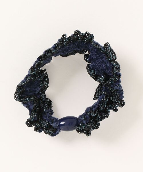 チャイハネ（チャイハネ）の「【チャイハネ】ラメモールヘアゴム（ヘアゴム・レディース・グリーン/ピンク/ベージュ/ネイビー/オレンジ/ターコイズブルー・FREE）」の4枚目の写真