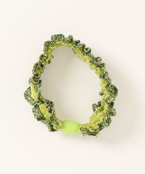 チャイハネ（チャイハネ）の「【チャイハネ】ラメモールヘアゴム（ヘアゴム・レディース・グリーン/ピンク/ベージュ/ネイビー/オレンジ/ターコイズブルー・FREE）」の3枚目の写真