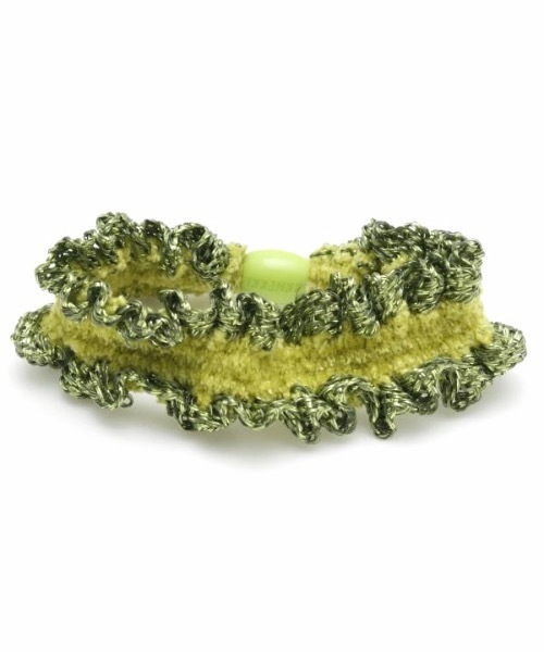 チャイハネ（チャイハネ）の「【チャイハネ】ラメモールヘアゴム（ヘアゴム・レディース・グリーン/ピンク/ベージュ/ネイビー/オレンジ/ターコイズブルー・FREE）」の7枚目の写真