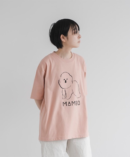 MAMBO(マンボ)の「MAMBO ビッグTシャツ STANDARD(Tシャツ/カットソー・レディース・キャメル/ピンク/ブラック/カーキ/アイボリー・FREE)」の19枚目の写真