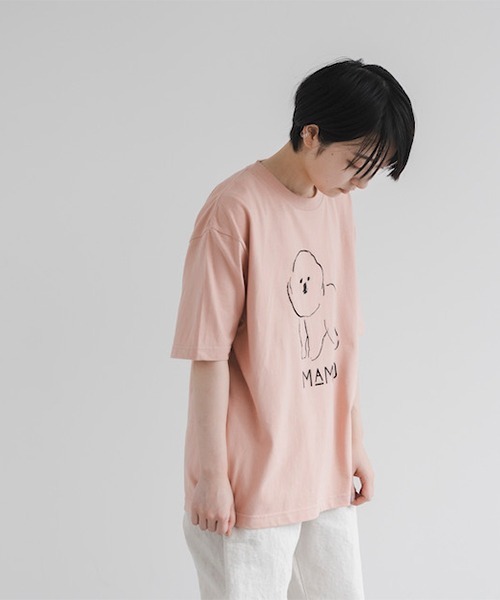 MAMBO(マンボ)の「MAMBO ビッグTシャツ STANDARD(Tシャツ/カットソー・レディース・キャメル/ピンク/ブラック/カーキ/アイボリー・FREE)」の16枚目の写真