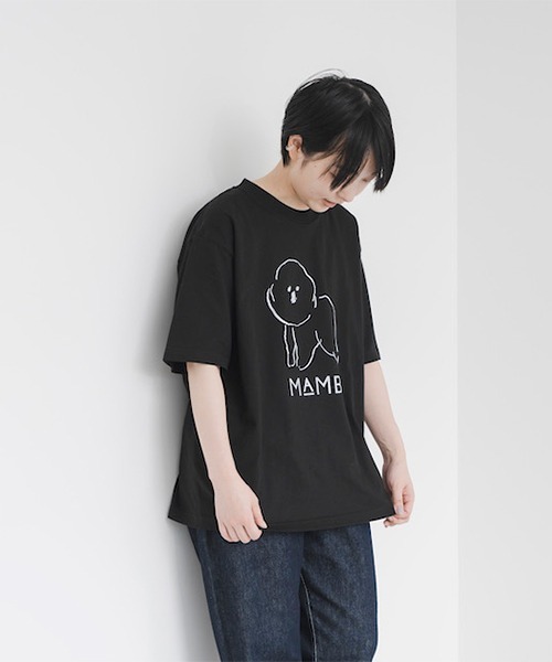 Bibiy. ビッグTシャツ 限定公開 キッズ「ビッグフェイスロングTシャツ」ブラック